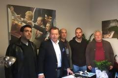 Οι εθνοφύλακες της 61 Μ.Ε επισκέφτηκαν τον Υφυπουργό Αγρ.Ανάπτυξης Βασ. Κόκκαλη