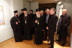 9388 - Καθ’ οδόν προς την πανηγυρίζουσα Ιερά Μονή Χιλιανδαρίου ο Πατριάρχης Σερβίας κ. Ειρηναίος. Φωτογραφίες από την επίσκεψή του στην Αγιορειτική Εστία.