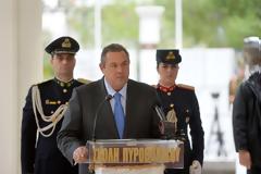 Π. Καμμένος: ''Οι ΕΔ δηλώνουν παρούσες και έτοιμεςνα υποστηρίξουν τα δικαιώματα της χώρας μας. Δεν πρόκειται ποτέ να κάνουμε καμία υποχώρηση''