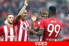 Έριξε... ντόρτια ο Ολυμπιακός, 4-0 τον Λεβαδειακό