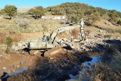 Κοινωνική Προσφορά - Εκτέλεση Έργων σε Περιοχές που Επλήγησαν από τις Πλημμύρες στη Λέσβο.