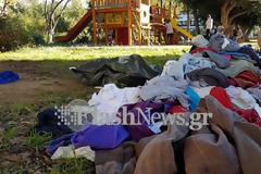 Μέχρι και εσώρουχα πεταμένα σε παιδική χαρά των Χανίων - Απίστευτες φωτο