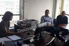 Στην Επιθεώρηση Εργασίας στη Θεσσαλονίκη η Έφη Αχτσιόγλου