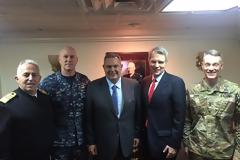 Επίσκεψη ΥΕΘΑ Πάνου Καμμένου στο αεροπλανοφόρο «USS Dwight D. Eisenhower»