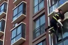 Συγκλονιστική διάσωση γυναίκας που ήθελε να πέσει στο κενό!