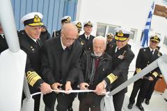 Ο ΑΝΥΕΘΑ Δημήτρης Βίτσας εγκαινίασε τον προσομοιωτή διαρροής στη Σχολή Ελέγχου Βλαβών του ΠΝ