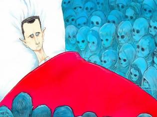 Φωτογραφία για Συγκλονίζει το σκίτσο με τα φαντάσματα νεκρών παιδιών στη Συρία