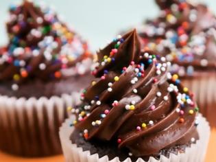 Φωτογραφία για Λαχταριστά cupcakes σοκολάτας