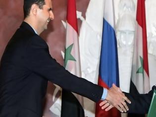Φωτογραφία για Πούτιν και Άσαντ αντάλλαξαν συγχαρητήρια και ευχαριστίες