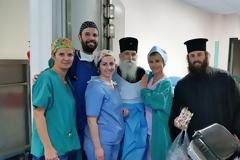 Ποιμαντική επίσκεψη του Σεβ. Μητροπολίτου Γλυφάδας Ε. Β. Β. & Β. κ. Παύλου, στους ασθενείς του Γενικού Νοσοκομείου Ασκληπιείο Βούλας