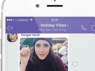 Φωτογραφία για Viber: Νέα λειτουργία Instant Video Message και Chat extensions