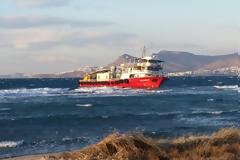 Mετά την βελτίωση των καιρικών συνθηκών, η αποκόλληση του ALCATRAS