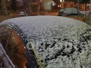 Φωτογραφία για Σφοδρή χιονόπτωση στη Νέα Φιλαδέλφεια