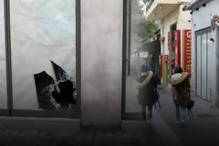 ΗΡΑΚΛΕΙΟ: Ψάχνουν αυτούς που πέταξαν την εκρηκτική ύλη στο κατάστημα [photos]