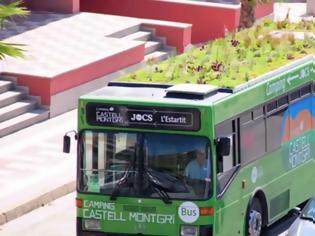 Φωτογραφία για Οι κρεμαστοί –σε λεωφορεία– κήποι της Μαδρίτης [video]