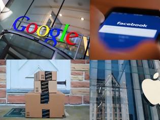 Φωτογραφία για Πόσες ευρωπαϊκές εταιρείες έχουν εξαγοράσει οι Google, Apple, Amazon και Facebook;