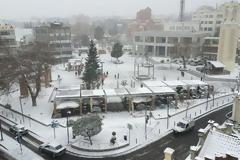 Άσπρη νύχτα στην Ξάνθη - Ξύπνησε στα λευκά η πόλη την τελευταία μέρα του 2016