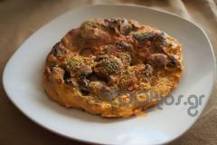 Η συνταγή της Ημέρας: Ομελέτα με μπρόκολο και μανιτάρια