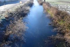 Πάγωσαν και τα αρδευτικά κανάλια στην Αργολίδα