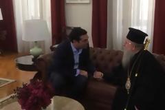Τσίπρας- Ανθιμος: Τι είπαν στη συνάντηση τους: Γιατί ο Μητροπολίτης ζήτησε να τον δει [video]