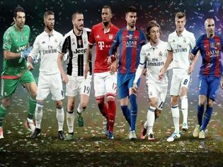 Φωτογραφία για Την καλύτερη 11αδα για το 2016 ανακοίνωσε η UEFA