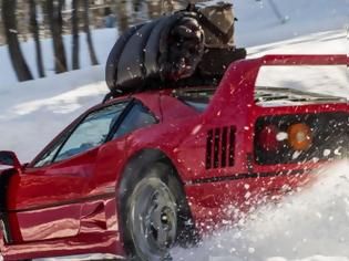 Φωτογραφία για Τι γυρεύει μια Ferrari F40 στα χιόνια; [video]