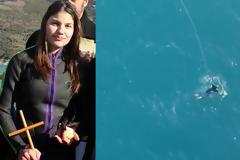 Άγραφα: Η 16χρονη που βούτηξε στα παγωμένα νερά της Λίμνης Κρεμαστών