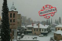 Άγιο Όρος: Ο λευκός Αθωνας- Μοναδικές εικόνες