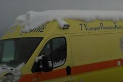 «Πάγος» οι δρόμοι, βροχή τα… τροχαία στην Κρήτη