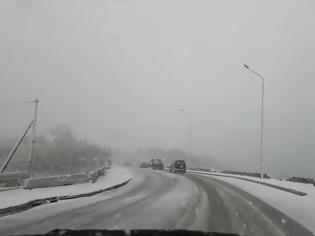 Φωτογραφία για Βίντεο από την χιονισμένη Λέσβο νωρίτερα
