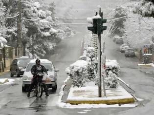Φωτογραφία για Δυτική Ελλάδα: Νέος Χιονιάς από σήμερα – Χιόνισε το πρωί στην Πάτρα