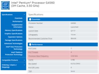 Φωτογραφία για Οι Pentium της σειράς Kaby Lake με HyperThreading