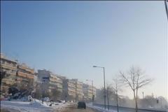 Με το θερμόμετρο στους -14 «ξύπνησε» η Λάρισα - ΦΩΤΟ