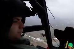 Αεροδιακομιδή ασθενούς υπό ακραίες καιρικές συνθήκες από την Αεροπορία Στρατού στη Νάξο