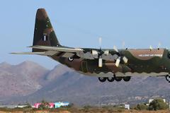 Ολοκληρώθηκε η μεταφορά υλικών με C-130 για το hot spot της Σάμου