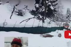 Ορεινή Ναυπακτία: Αποκλεισμένος δύο εβδομάδες μέσα στα χιόνια ο Φώντας Μίχος [video]