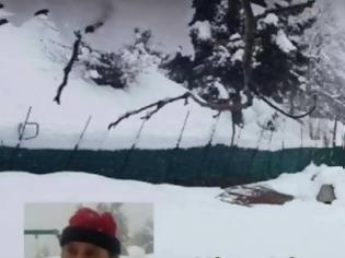 Φωτογραφία για Ορεινή Ναυπακτία: Αποκλεισμένος δύο εβδομάδες μέσα στα χιόνια ο Φώντας Μίχος [video]