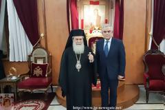 Ο Υπουργός Προστασίας του Πολίτη Ν. Τόσκας στο Πατριαρχείο Ιεροσολύμων