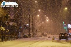 Το έστρωσε για τα καλά στην Κοζάνη τα ξημερώματα της Πέμπτης! Δείτε βίντεο από την ισχυρή χιονόπτωση