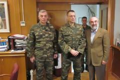 Εθιμοτυπική επίσκεψη του Αρχηγού Γ.Ε.Σ., Αντιστράτηγου Αλκιβιάδη Στεφανή, στον Δήμαρχο Αλεξανδρούπολης