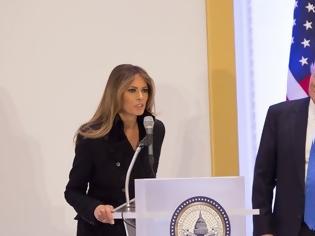 Φωτογραφία για Η πρώτη ομιλία της Melania Trump στην Ουάσινγκτον