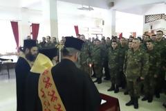 Αγιασμός της νέας σειράς οπλιτών στο 586 Κέντρο Νεοσυλλέκτων Γρεβενών