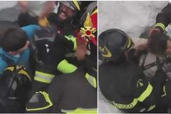 Θαύμα στην Ιταλία: Ανασύρθηκαν ζωντανοί έξι άνθρωποι από το θαμμένο στο χιόνι ξενοδοχείο - Βίντεο ντοκουμέντο