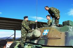 Επίσκεψη του νέου Διοικητή 1ης Στρατιάς Αντιστρατήγου Δημόκριτου Ζερβάκη στην ΠΕ της 8ΗΣ Μ/Π ΤΑΞ