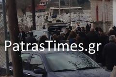 Αιγιάλεια: Θρήνος στην κηδεία του 21χρονου φοιτητή που κρεμάστηκε στην Πάτρα