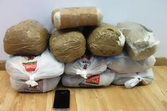 Συνελήφθησαν 2 Αλβανοί για κατοχή και διακίνηση ναρκωτικών -  Kατασχέθηκαν 11 κιλά κάνναβης [photo]