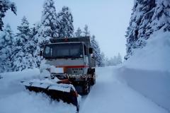 Αποκλεισμένα χωριά από την κακοκαιρία στην Ευρυτανία