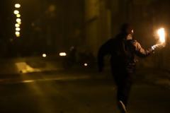 Επίθεση με βόμβες μολότοφ σε διμοιρία των ΜΑΤ στα Εξάρχεια