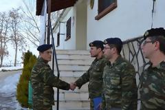 Επίσκεψη Διοικητή Δ΄ ΣΣ στην ΠΕ/XVI Μ/Κ ΜΠ