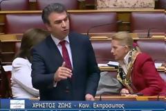 O Χρήστος Ζώης στη Βουλή 9/4/2012